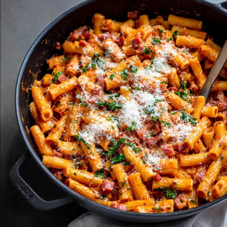 Spicy Vodka Ham Pasta: My Go-To Weeknight Indulgence