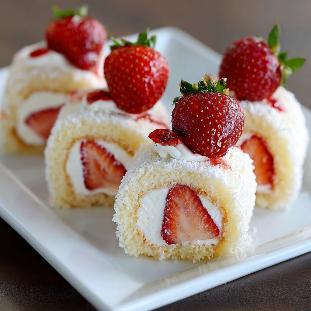 Strawberry Shortcake Sushi Rolls: My Go-To Fun Dessert Idea