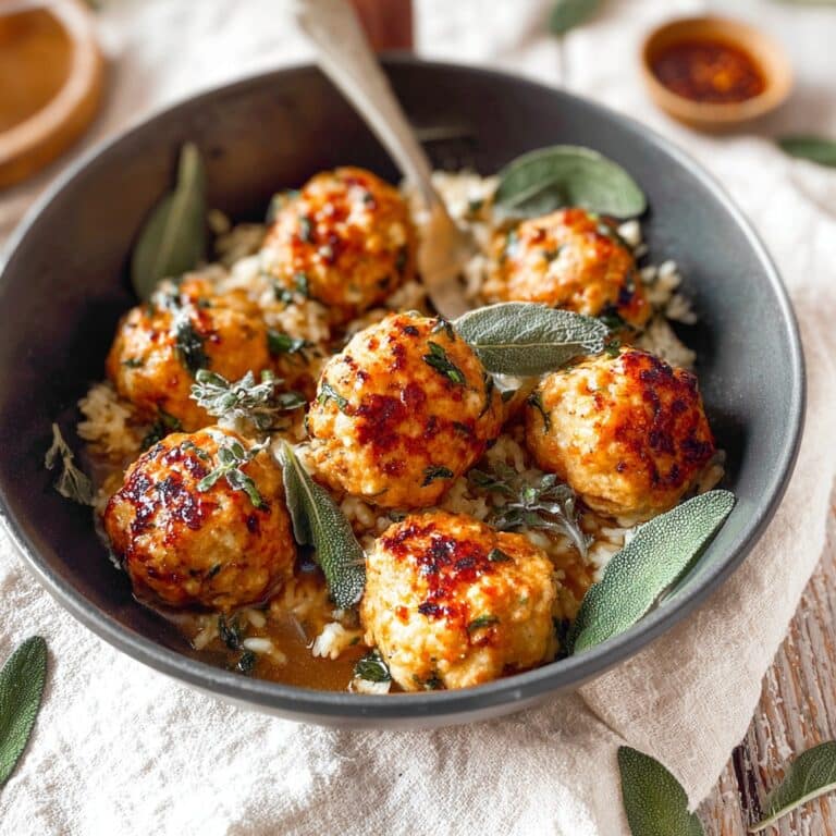 Turkey Sage Meatballs: Comfy, Herby Flavor in Every Bite