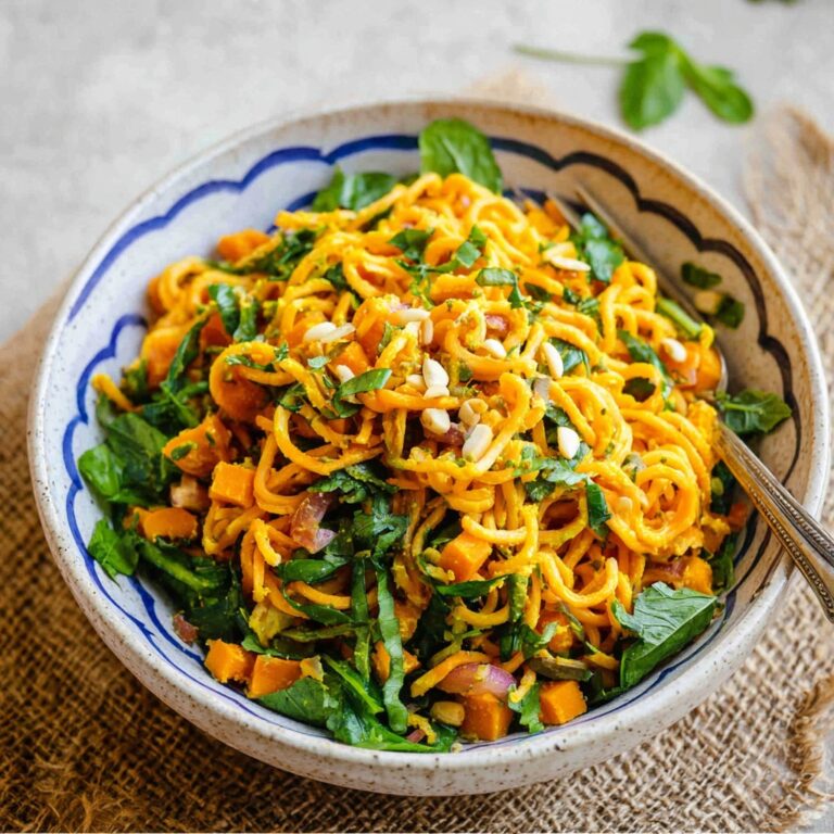 Turmeric Sweet Potato Pasta Salad: A Cozy Bowl of Sunshine