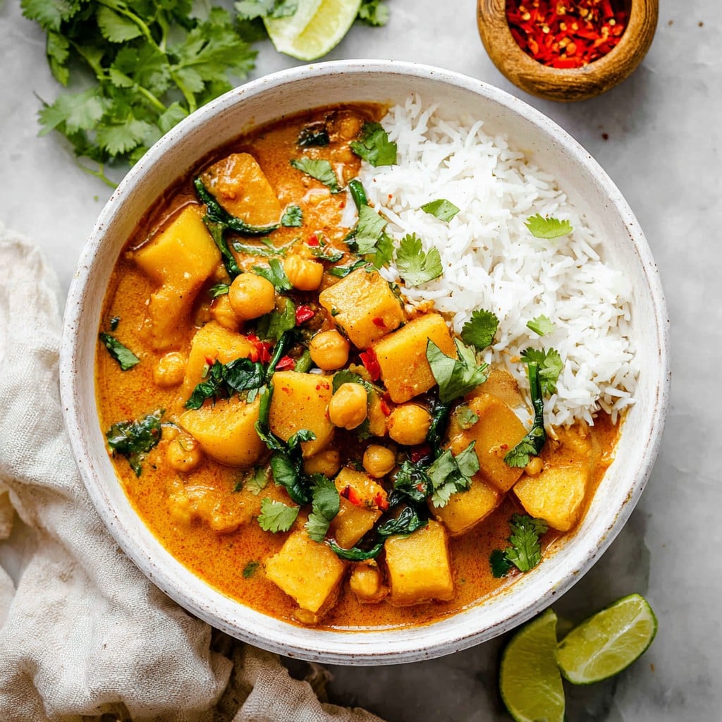 Vegan Curry Recipe with Potatoes