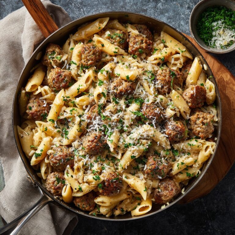 Apple Gouda Sausage Pasta