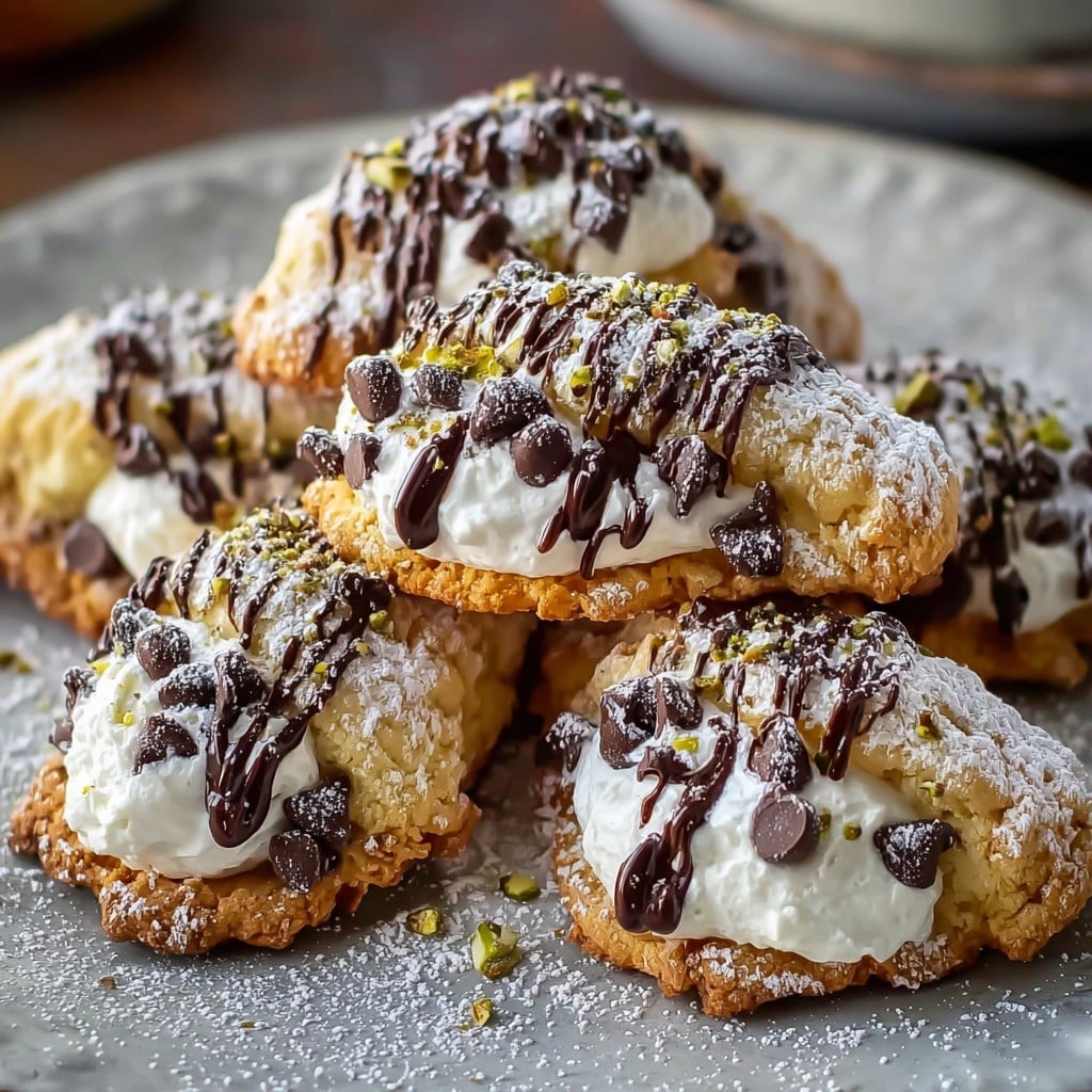 Cannoli Cookies – Crispy, Creamy & Irresistibly Sicilian Recipe