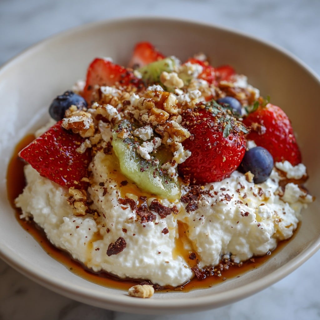 Cottage Cheese Dessert Bowl