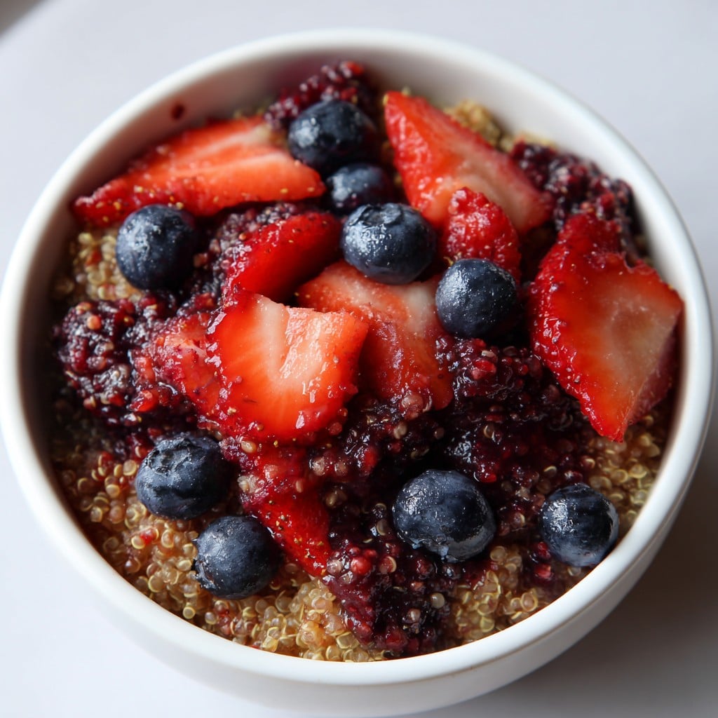 Crockpot Berry Breakfast Quinoa