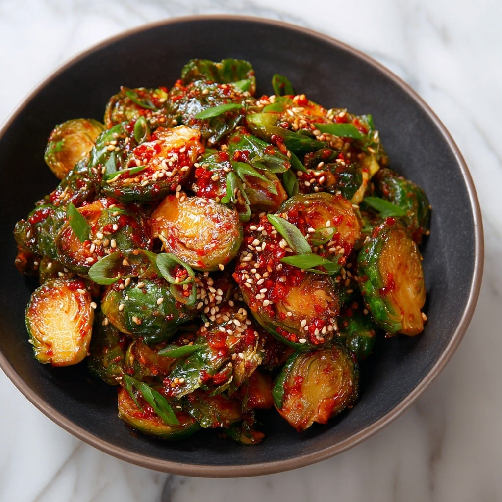 Gochujang Brussels Sprouts