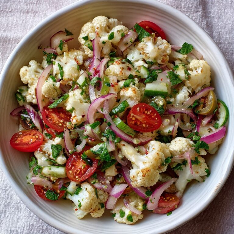 Mediterranean Marinated Cauliflower Salad: My Go-To Recipe