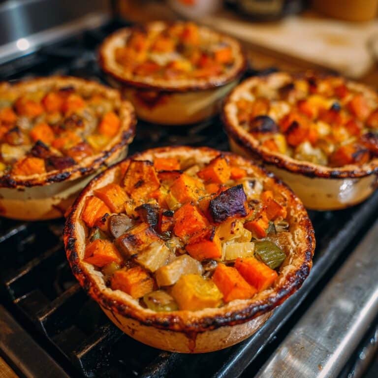 Roasted Autumn Vegetable Pot Pies: Cozy Eats for Chilly Days