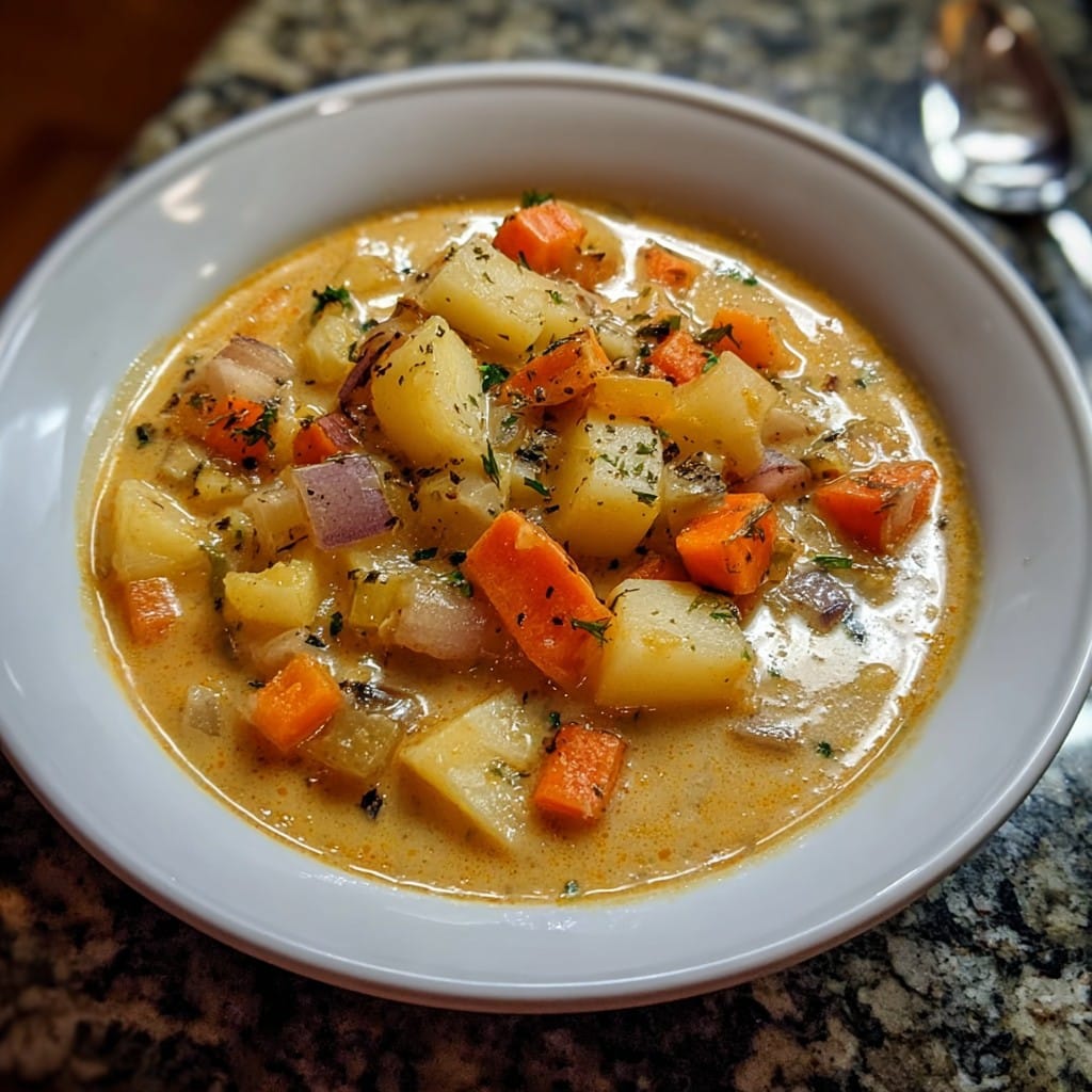 Roasted Root Vegetable Chowder