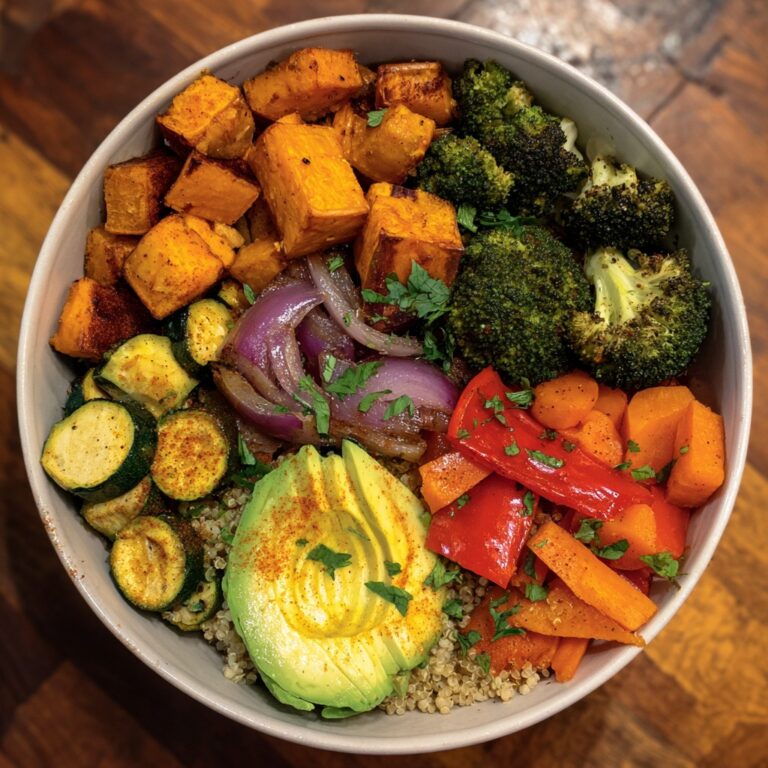 Roasted Veggie Rainbow Bowl
