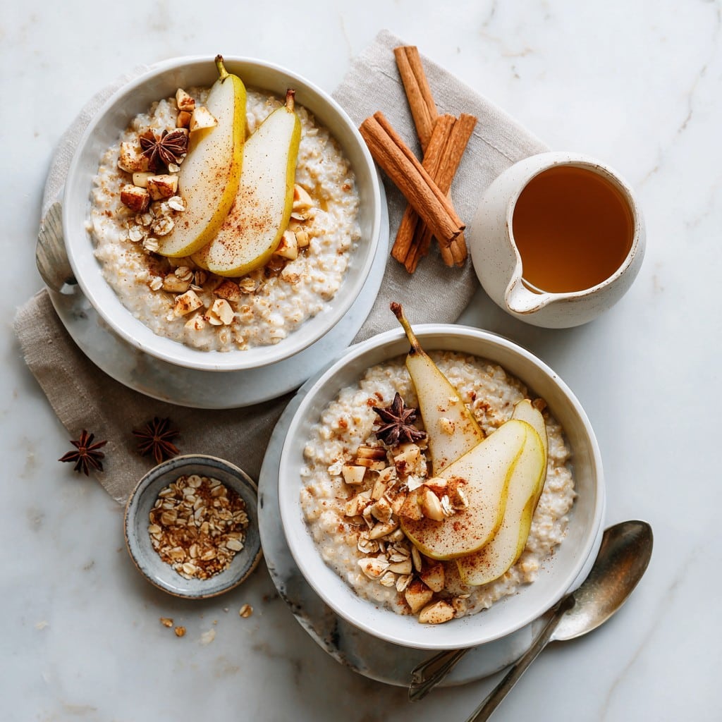 Spiced Pear Oatmeal