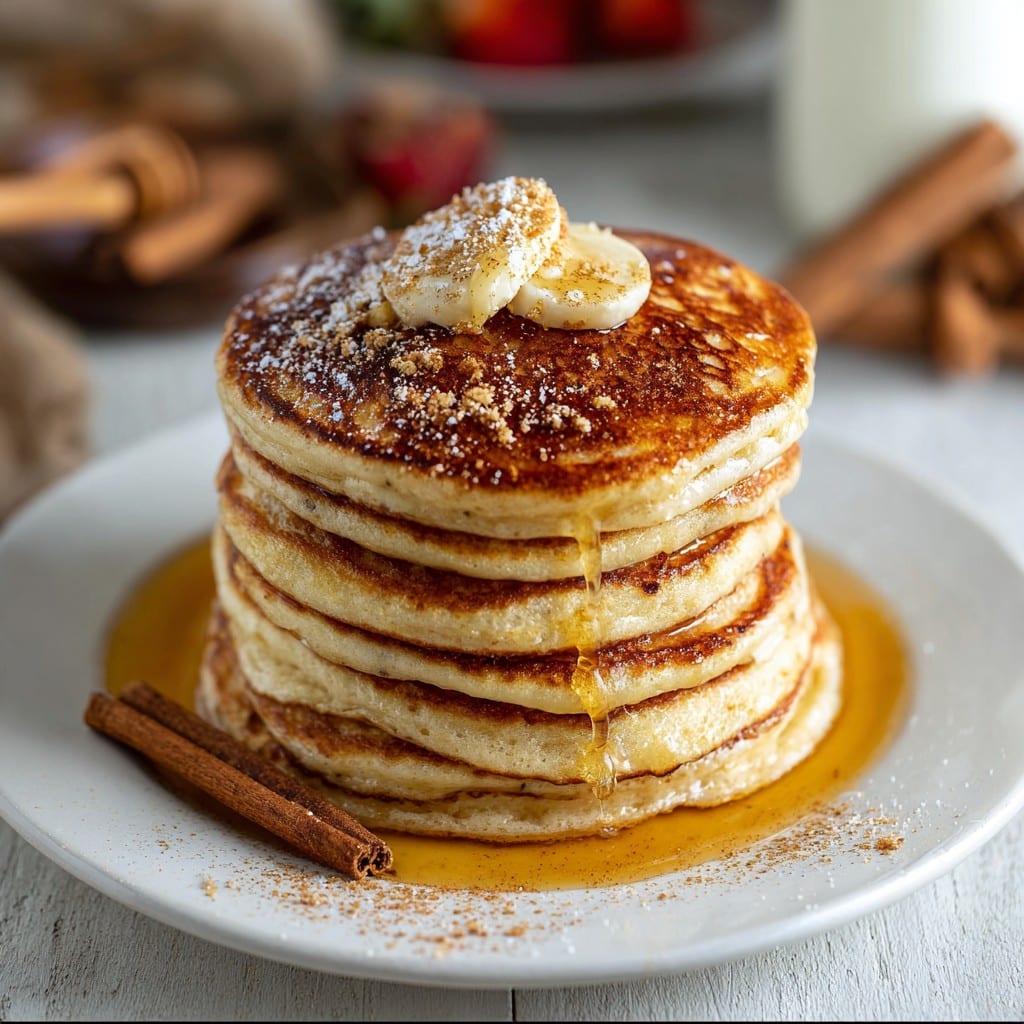 VANILLA CINNAMON BUTTERMILK PANCAKES