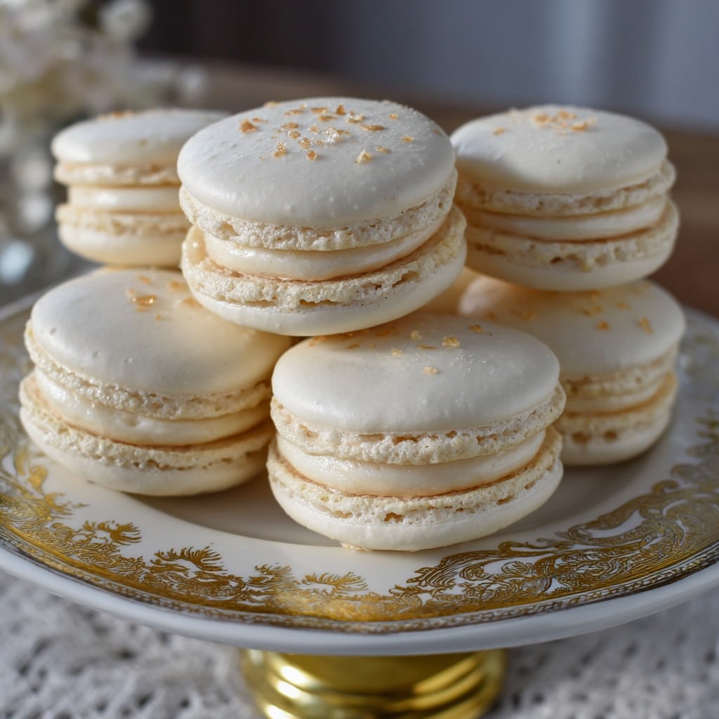 Vanilla Macarons Classic, Creamy & Elegantly Sweet!