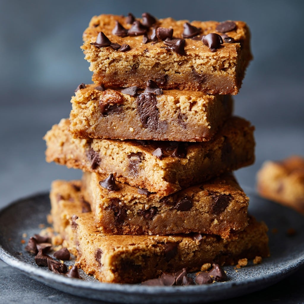 Chickpea Blondies (Vegan + Egg Free + Gluten Free)