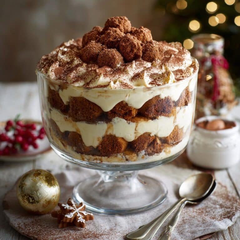 Christmas Gingerbread Tiramisu