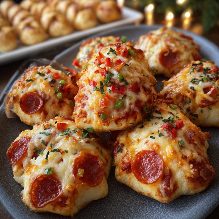 Christmas Pizza Bites