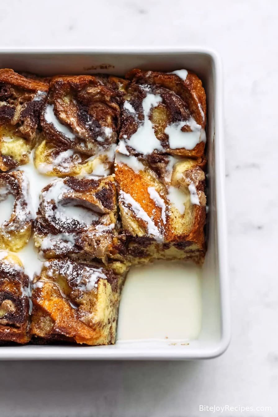 Cinnamon Roll French Toast Egg Bake