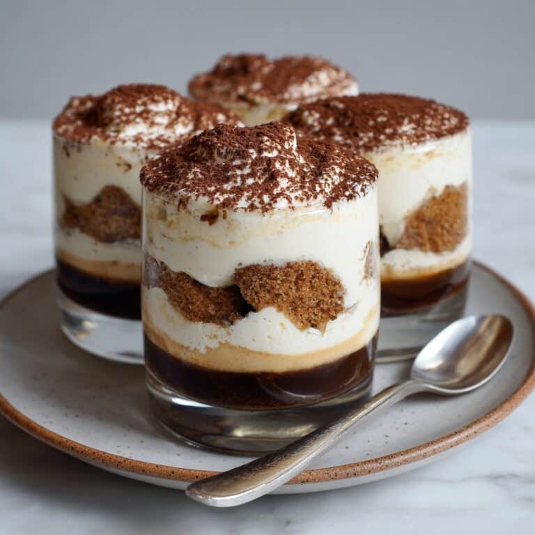 Coffee Protein Tiramisu Cups