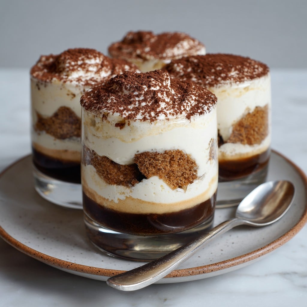 Coffee Protein Tiramisu Cups