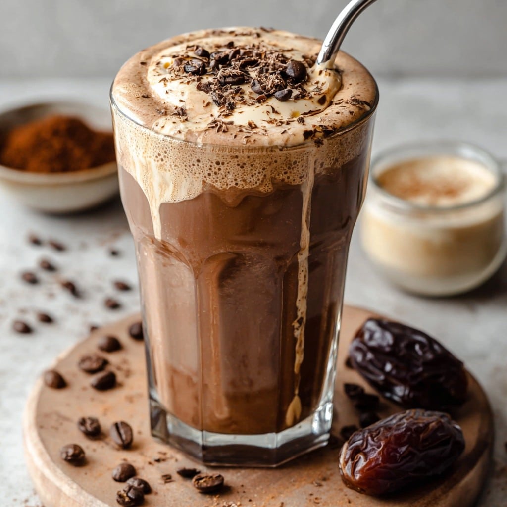Creamy Chocolate Coffee Date Shake