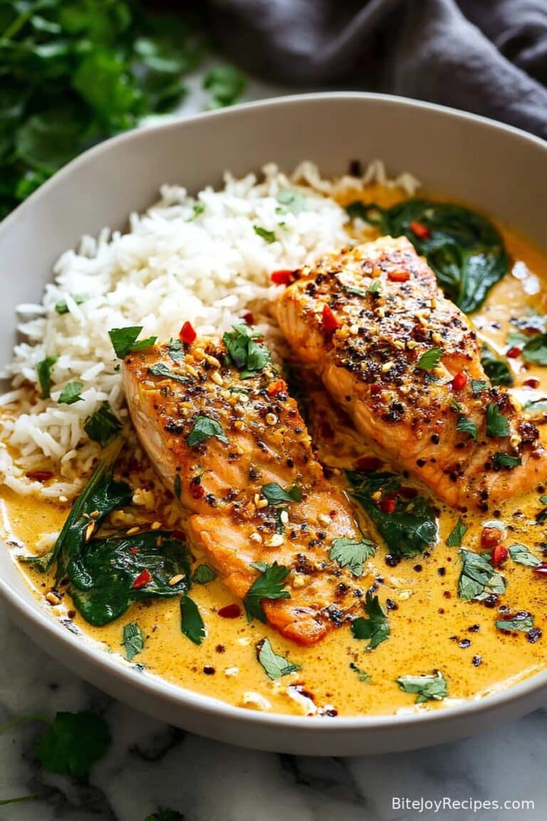 Creamy Coconut Salmon Curry