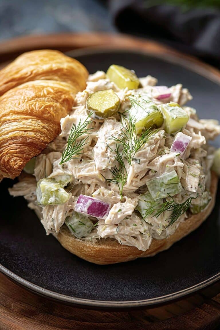 Crunchy Dill Pickle Chicken Salad