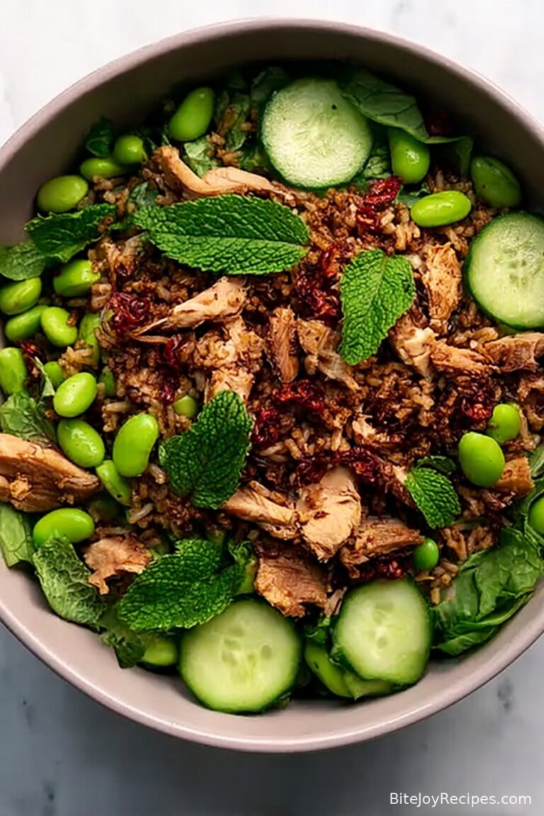 Edamame High Protein Crispy Rice Salad