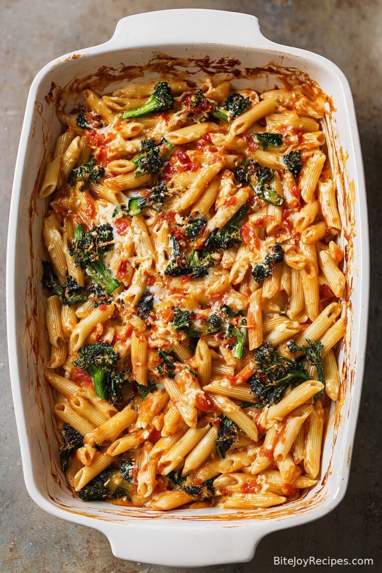 Healthy Cottage Cheese Pasta Bake With Veggies