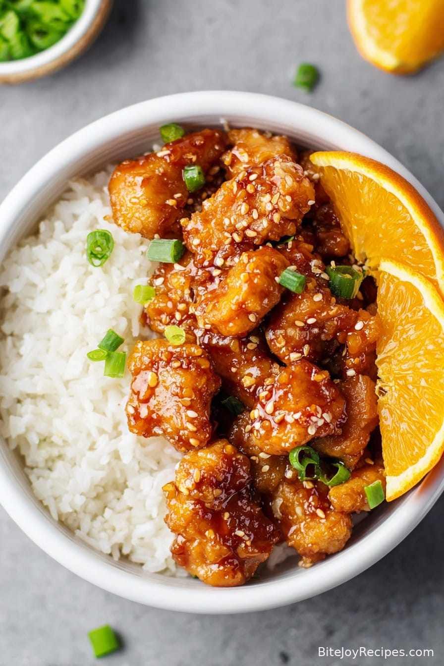 Healthy Orange Chicken