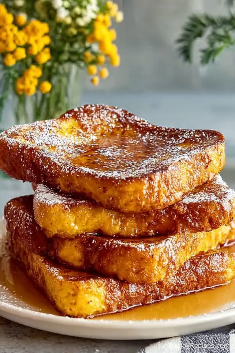 Holiday Eggnog French Toast