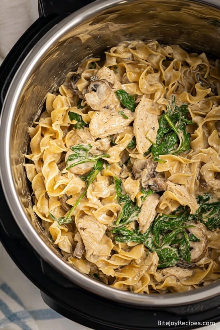 Instant Pot Chicken Stroganoff
