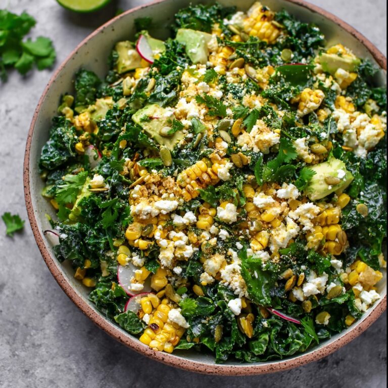 Mexican Street Corn Kale Salad