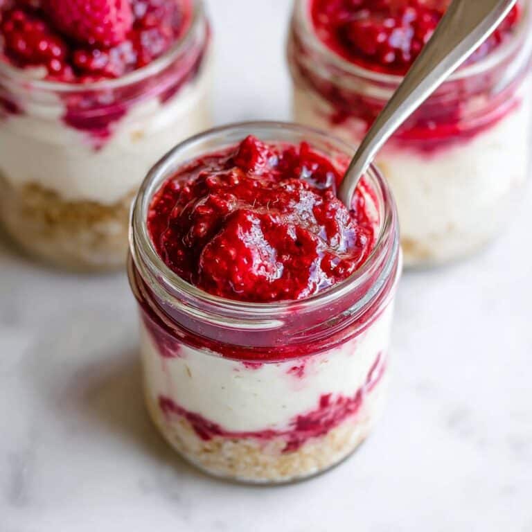 No Bake Cheesecake Jars (Paleo, Vegan)