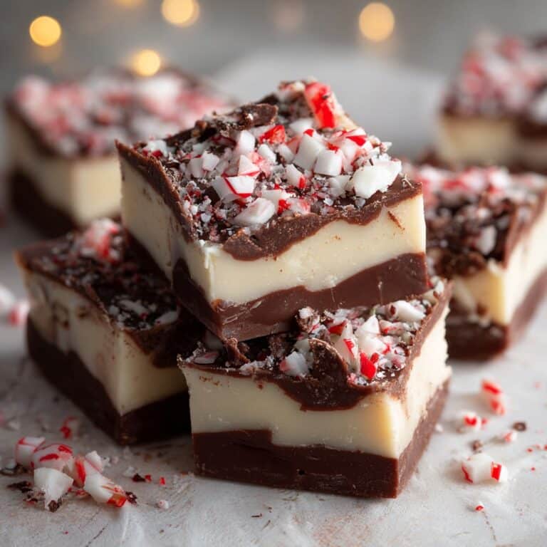 Peppermint Bark Fudge
