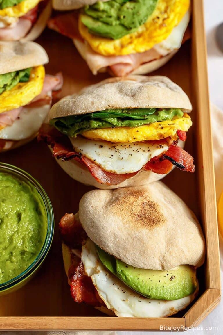 Prep Ahead High-Protein Breakfast Sammies