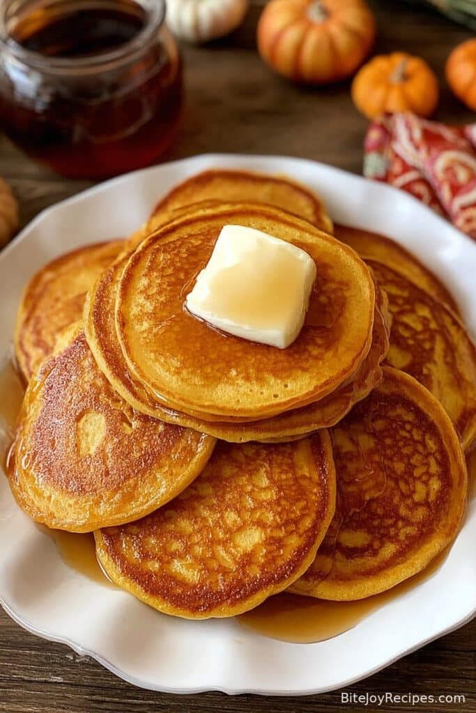 Pumpkin Greek Yogurt Pancakes