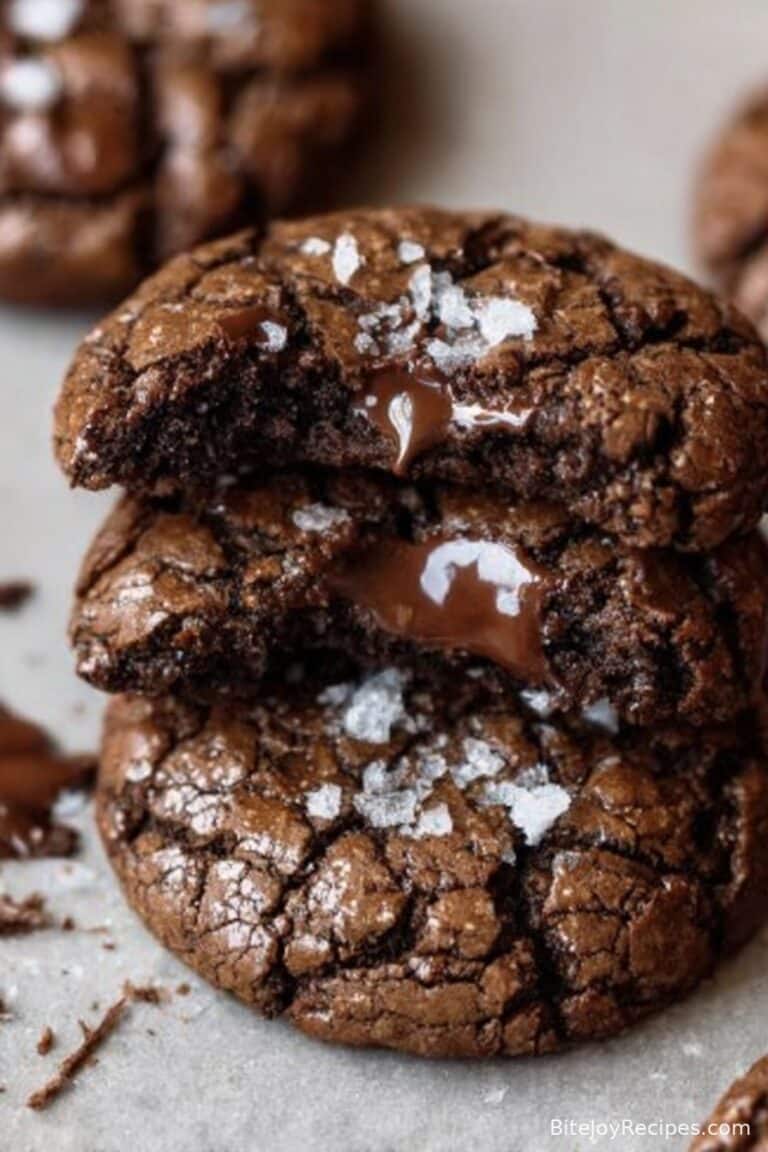 Salted Brownie Cookies