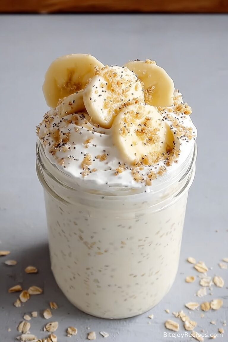 The best Banana Cream Pie Overnight Oats