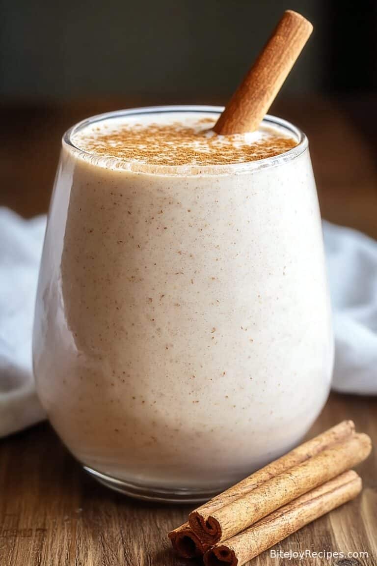 Vanilla Cinnamon Roll Protein Smoothie