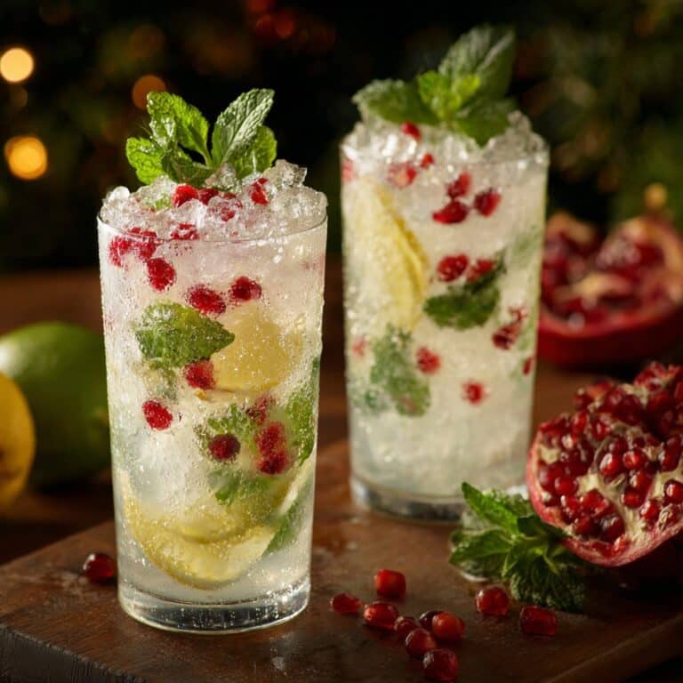 White Christmas Mojitos: Perfect Festive Cocktails