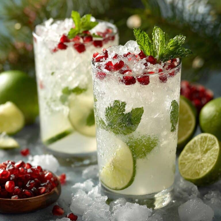 White Christmas Mojitos
