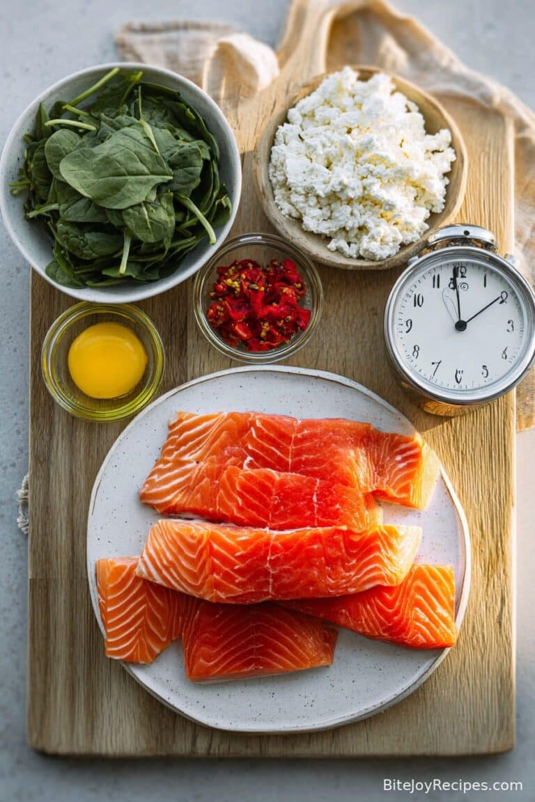 Baked Stuffed Salmon With Spinach & Feta | Walder Wellness, RD