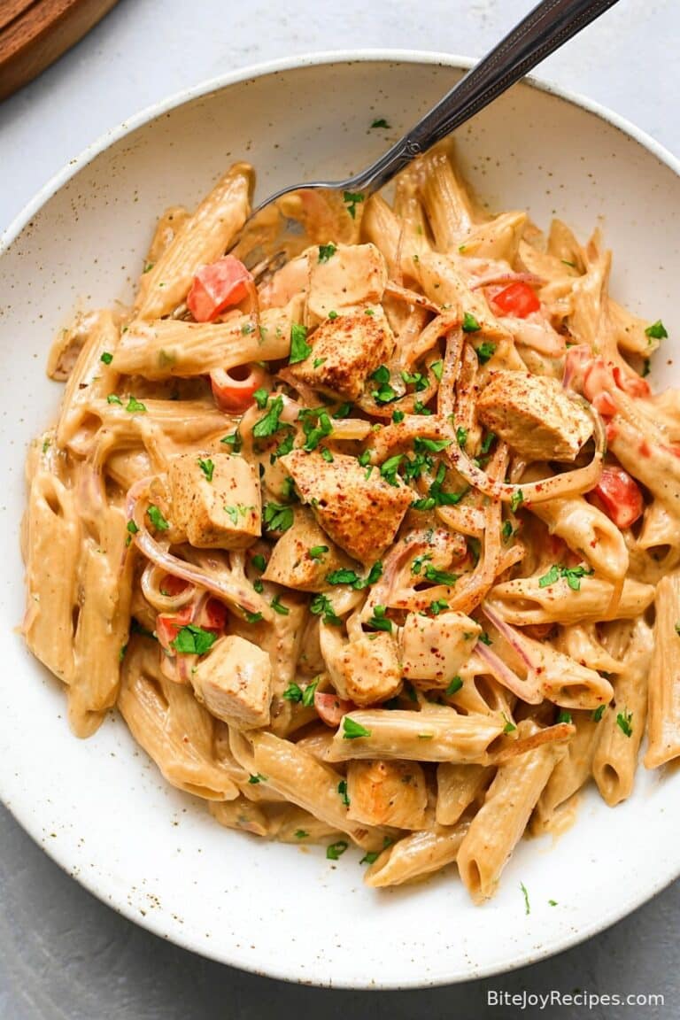 Cashew Cream Cajun Chicken Pasta – Dairy Free