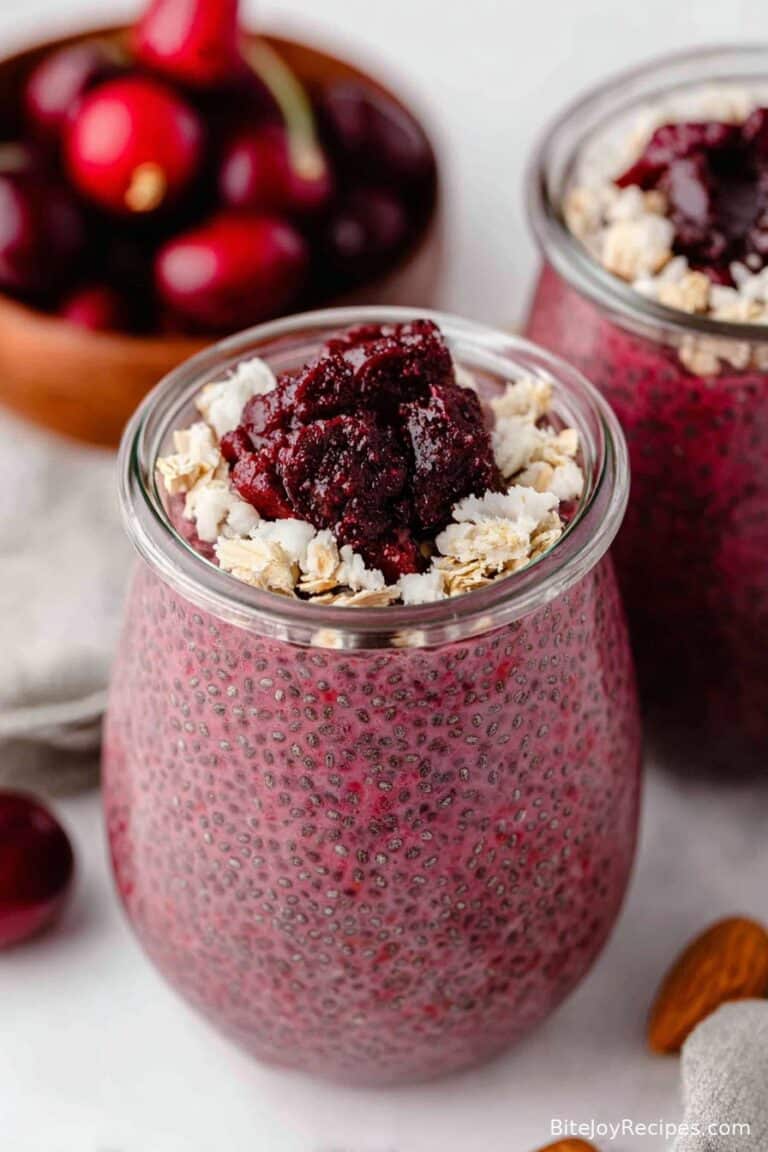 Cherry Chia Pudding