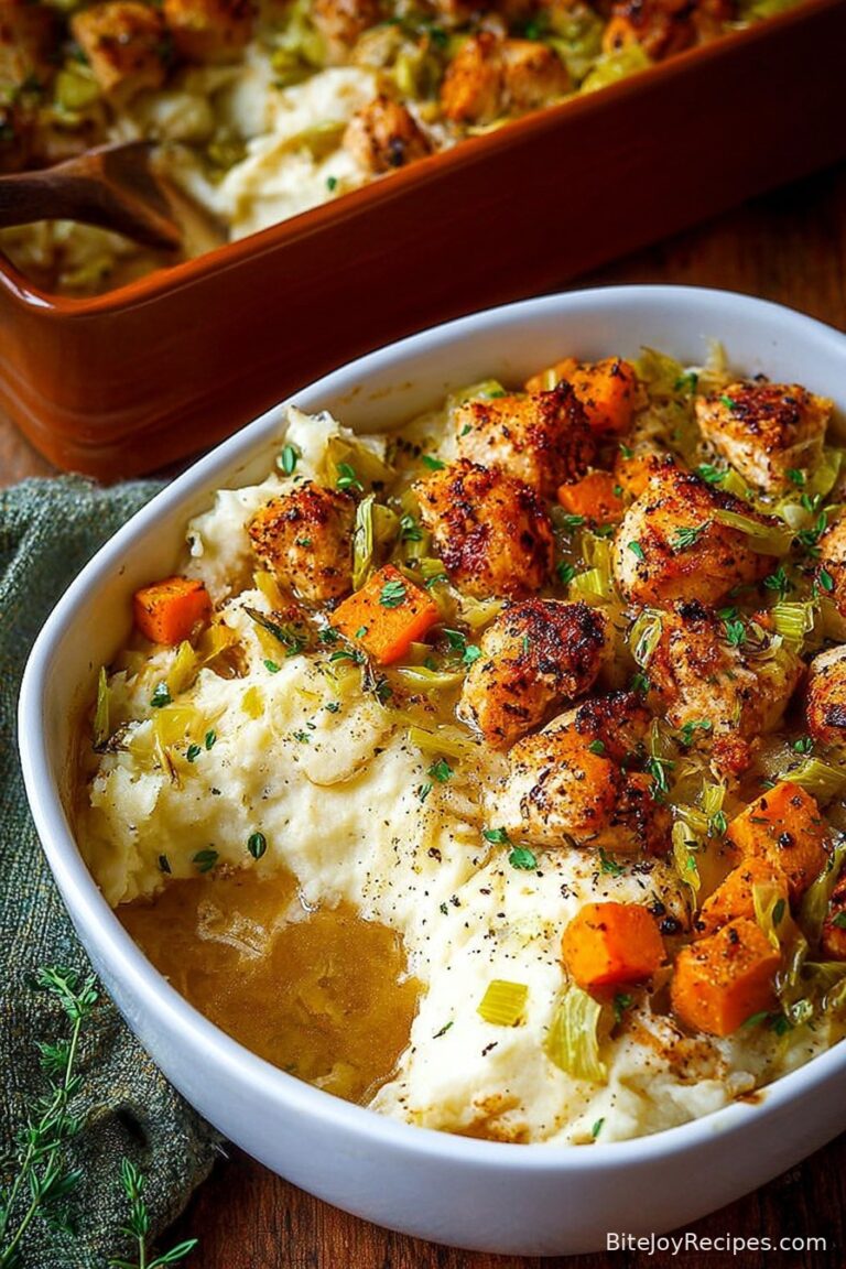 Chicken Leek Bake