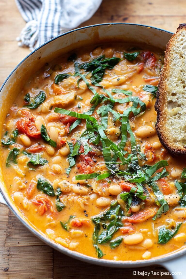 Creamy Tomato White Bean Stew