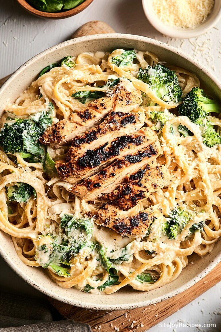 Low Calorie Chicken Alfredo