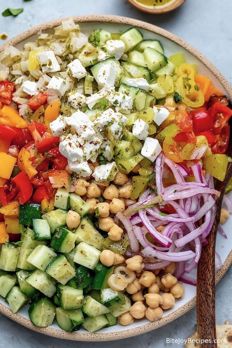 Mediterranean-Style Chopped Salad with Oregano Vinaigrette
