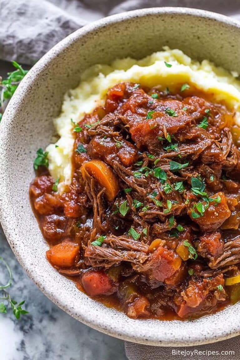Slow Cooker Beef Ragu: Whole30, Gluten-Free, Paleo