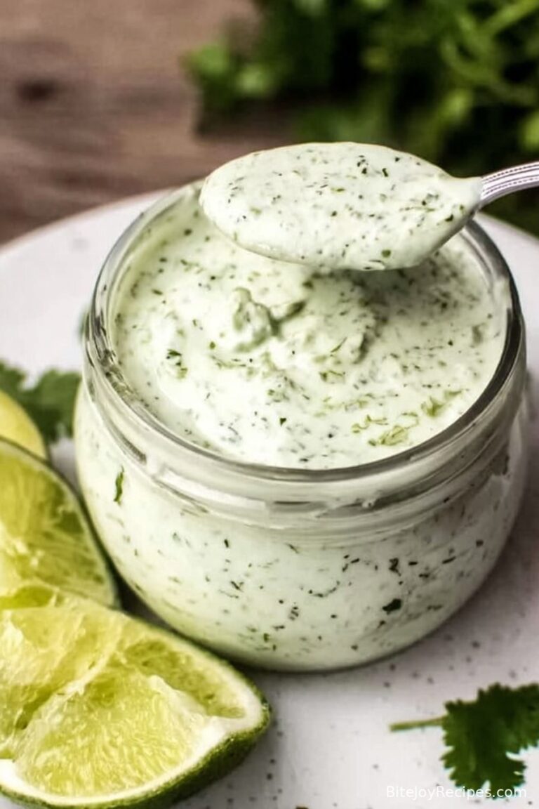 5 Ingredient Creamy Cilantro Garlic Sauce
